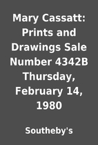 Mary Cassatt: Prints and Drawings Sale…