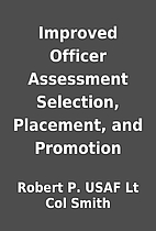 Improved Officer Assessment Selection,…