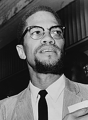 Author photo. Malcolm K. Little / Malcolm X in the last months of his life.