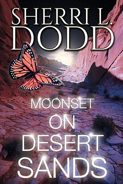 Moonset on Desert Sands