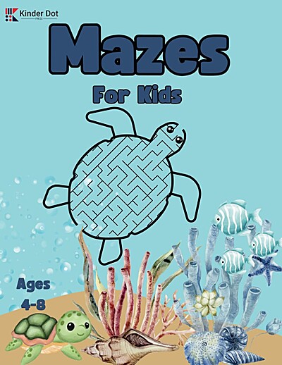Mazes for Kids: Maze Activity Book for Ages 4-8