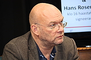 Författarporträtt. Swedish film producer, film director and writer Michael Hjort at Helsinki Book Fair 2012 (by Anneli Salo)