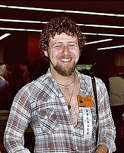 Author photo. Photo (cropped) by Alan Light 1982. SDCC.