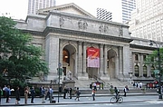 Författarporträtt. New York Public Library (Humanites and Social Sciences Library, Fifth Avenue and 42nd Street) Photo by <a href="http://en.wikipedia.org/wiki/User:Djmutex/Gallery">djmutex</a>, June 16, 2003