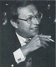 Author photo. Paul Erdman on last cover of his book "The crash of '79 (Simon and Schuster, 1976)
