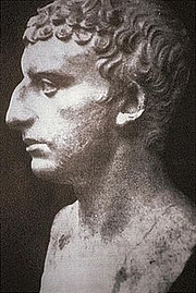 Author photo. Roman bust supposed to represent Flavius Josephus (identification is unsure though)