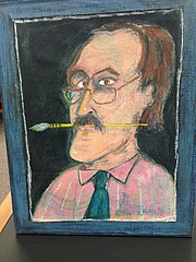 Author photo. James Marshall (1) self portrait
