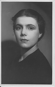 Foto de l'autor. Agent's photo for my mother as a young actress, early 1930s