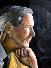 Autoren-Bild. "With Light from a New Dawn", painting by Eric Robert Morse, 2005, depicting Jacques Barzun in profile at around the age of 40