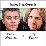 Author photo. James S. A. Corey is the pen name used by collaborators Daniel Abraham and Ty Franck