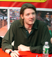 Author photo. Exhibition Hall, New York Comic-Con 2006, by Lampbane