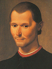 Author photo. Santi di Tito's portrait of Niccolò Machiavelli, cropped.<br>
Via <a href="http://commons.wikimedia.org/wiki/Image:Santi_di_Tito_-_Niccolo_Machiavelli%27s_portrait.jpg">Wikimedia Commons</a>