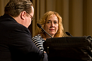 Författarporträtt. Elizabeth Hand at Finncon 2007 in Jyväskylä, Finland - July 2007
Photo by Mikko Aarnio, mikko.aarnio@iki.fi -- released to the creative commons