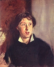 Kirjailijan kuva. Vernon Lee, by John Singer Sargent, 1881. Wikimedia Commons.