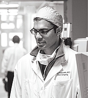 Author photo. Paul Kalanithi at the Stanford Hospital and Clinics in 2014. (Norbert von der Groeben/Stanford Hospital and Clinics)