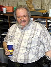 Author photo. Jack L. Chalker (by Patti Kinlock, 2003)