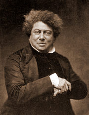 Fotografia dell'autore. Alexandre Dumas, père, 1855, by Gaspard-Félix Tournachon. Wikimedia Commons.