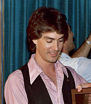 Author photo. photo by Alan Light.  1982 Inkpot awards.