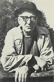 Forfatter foto. Photo of Kavanagh frontispiece from Poems