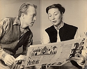 Foto de l'autor. Martin Provensen (L) with wife & co-author Alice Provensen