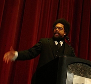 Author photo. Cornel West, 17 January 2008. Photo taken by Esther.