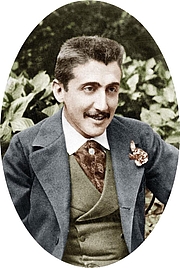 Foto auteur. Marcel Proust, vers 1891, à l’orée de sa vingtaine (Image colorisée)
