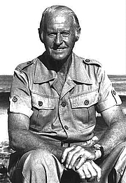 Foto de l'autor. L'explorateur norvégien Thor Heyerdahl vers 1980