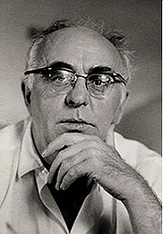 Author photo. Portrait of Charles Olson, by Elsa Dorfman