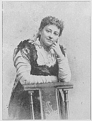 Author photo. Ratsumies Peter Halket Mashonamaasta (published in 1909 in Finland), by Olive Schreiner (1855–1920), translated by Aino Malmberg (1865–1933).