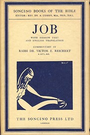 Job, with Hebrew text and English…