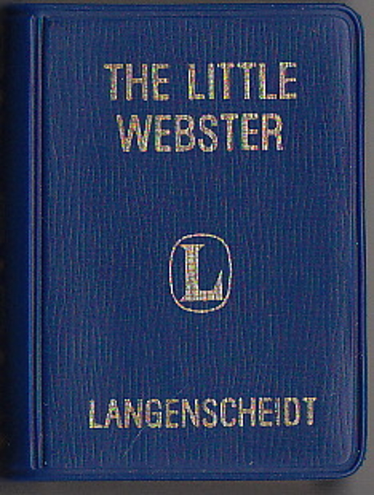 Editions: Langenscheidt's Lilliput Webster English Dictionary ...