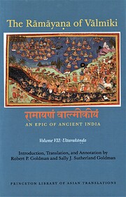 The Rāmāyaṇa of Vālmīki: An Epic of…