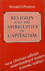 Religion and the Ambiguity of Capitalism af…