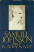 Samuel Johnson by W. Jackson Bate