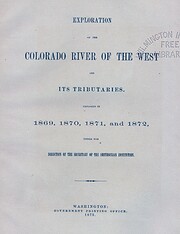 The exploration of the Colorado River de…