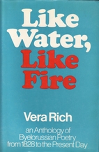 Like Water, Like Fire: an anthology of…