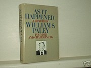 As it happened : a memoir de William S.…