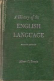 A history of the English language di Albert…