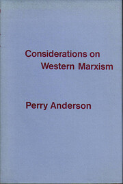 Considerations on Western Marxism de Perry…