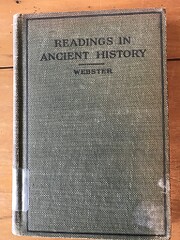 Readings in ancient history by Hutton…