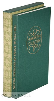 The lyrical poems of François Villon…