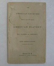 The American churches the bulwarks of…