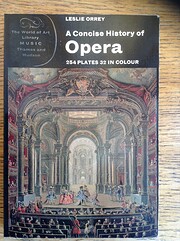 A concise history of opera – tekijä:…