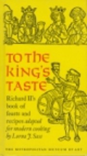 To the King's Taste: Richard II's Book of…