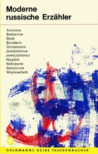 Moderne russische Erzähler by Gregor…