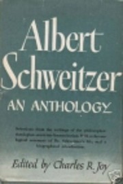 An Anthology por Albert Schweitzer