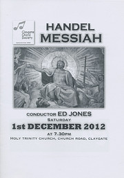 CCS Concert Programme - December 2012 af CCS