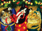 Stocking Kittens by Linda Picken