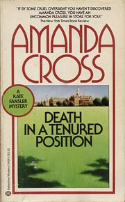 Death in a tenured position av Amanda Cross