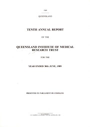 Tenth Annual Report of the Queensland…